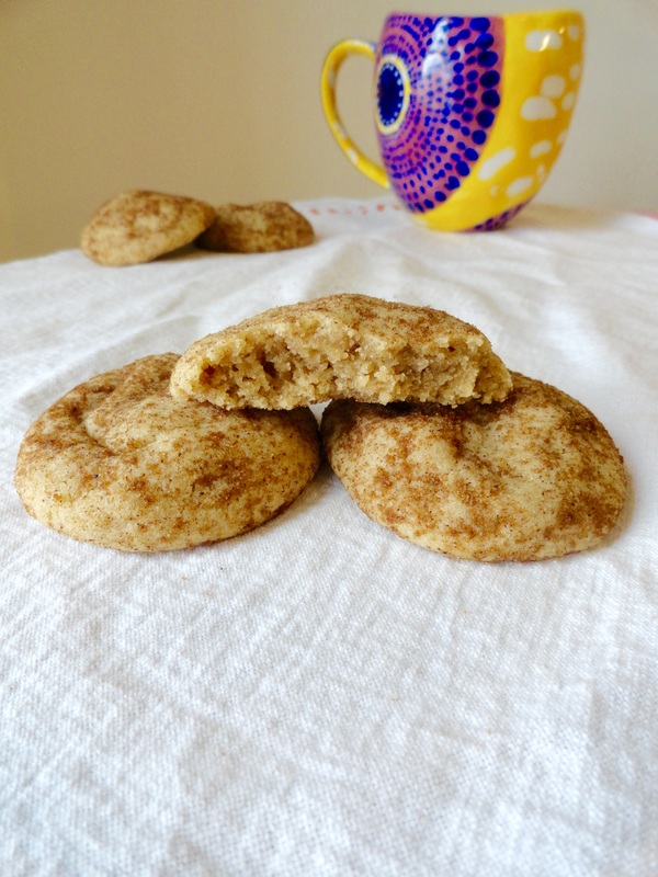Autumn Spiced Snickerdoodles - Thick and chewy snickerdoodles with pumpkin pie spice and rolled in brown sugar and more spice. - Kate's Sweets