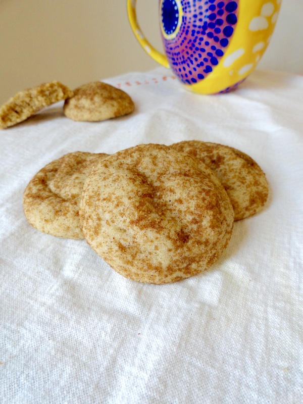 Autumn Spiced Snickerdoodles - Thick and chewy snickerdoodles with pumpkin pie spice and rolled in brown sugar and more spice. - Kate's Sweets